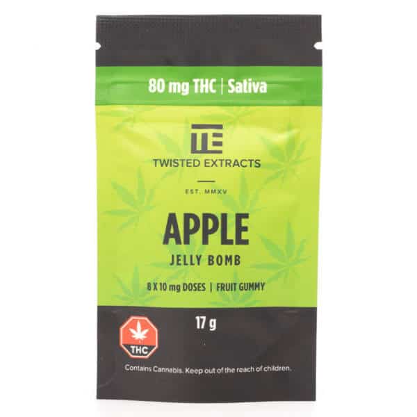 apple sativa jelly bomb twisted extracts