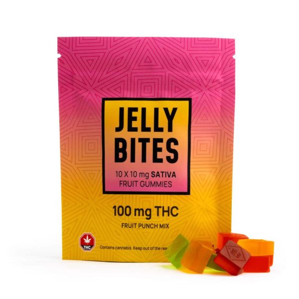 twisted extracts jelly bites 100mg thc sativa