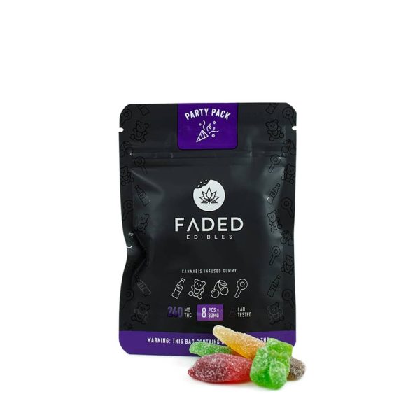 faded edibles party pack