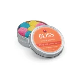 375mg tropical assorted open tin thc gummies from bliss edibles 2