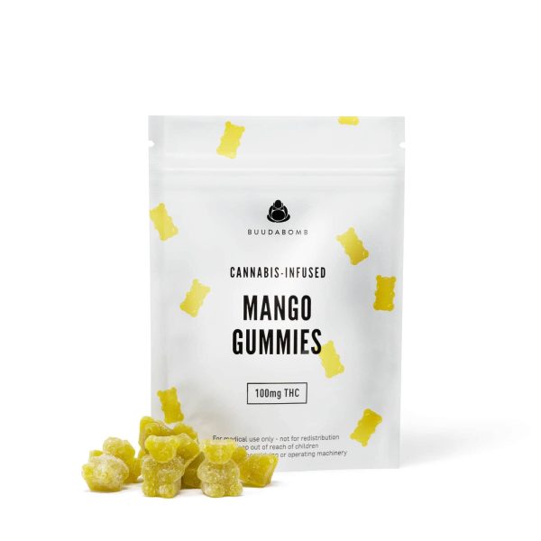 buuda bomb edibles 100mg mango