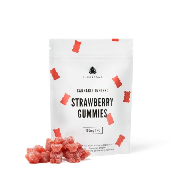 buuda bomb edibles 100mg strawberry