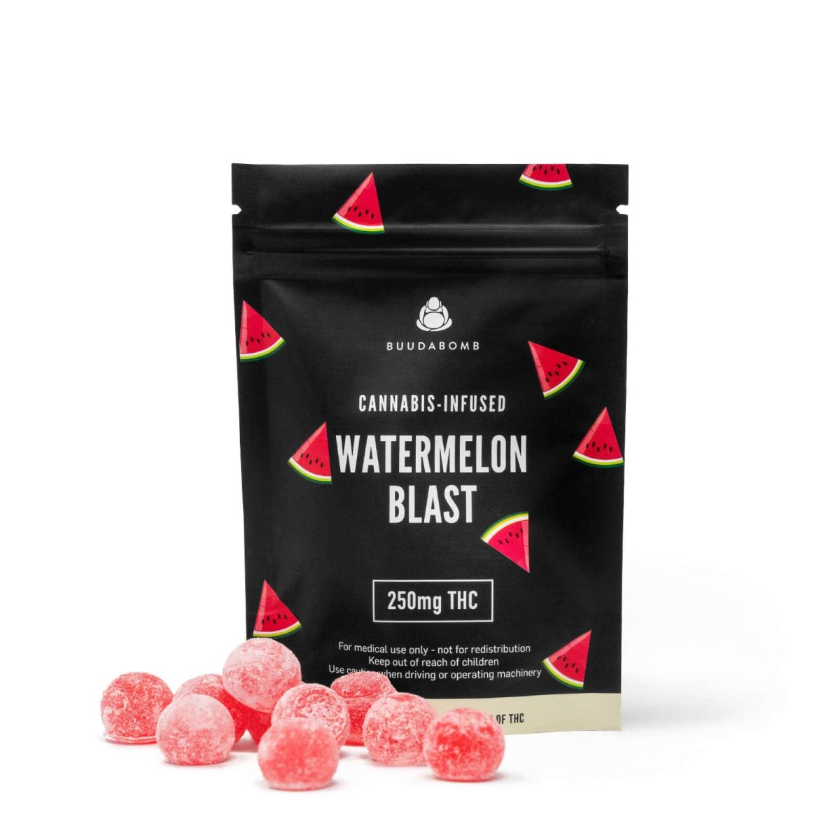 buuda bomb edibles 250mg watermelon