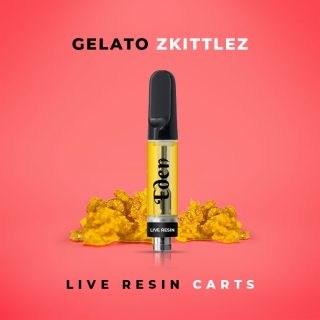 gelato zkittlez live resin cart