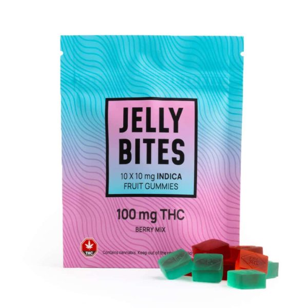 twisted extracts jelly bites 100mg thc indica