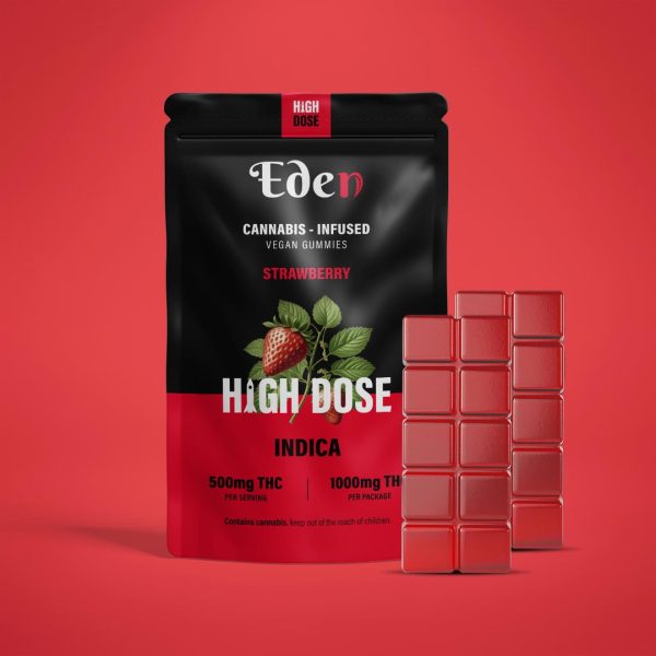 eden high dose 1000mg thc indica